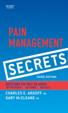Pain Management Secrets E-Book Pain Management Secrets E-Book