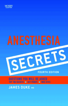 SD - Anesthesia Secrets E-Book