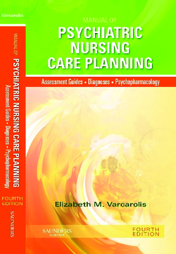 Manual of Psychiatric Nursing Care Planning - E-Book