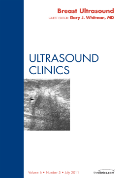 Breast Ultrasound, An Issue of Ultrasound Clinics - E-Book Breast Ultrasound, An Issue of Ultrasound Clinics - E-Book