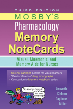 Mosby's Pharmacology Memory NoteCards - E-Book