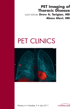 PET Imaging of Thoracic Disease,  An Issue of PET Clinics - E-Book