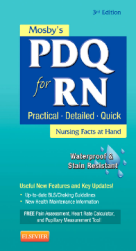 Mosby's PDQ for RN - E-Book Mosby's PDQ for RN - E-Book