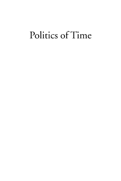 Politics of Time Politics of Time