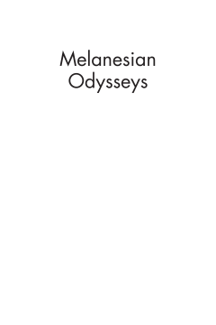 Melanesian Odysseys Melanesian Odysseys