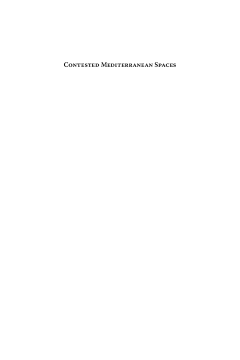 Contested Mediterranean Spaces Contested Mediterranean Spaces