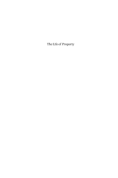 The Life of Property The Life of Property
