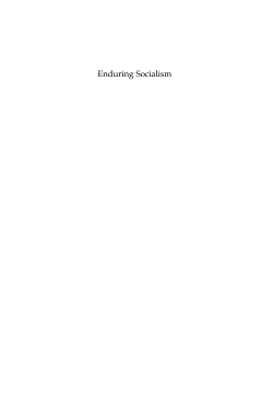 Enduring Socialism Enduring Socialism