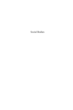 Social Bodies Social Bodies