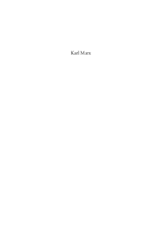 Karl Marx Karl Marx