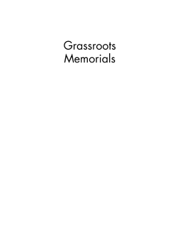 Grassroots Memorials Grassroots Memorials