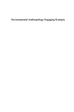 Environmental Anthropology Engaging Ecotopia Environmental Anthropology Engaging Ecotopia