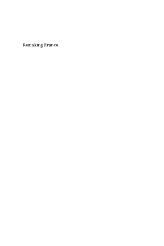 Remaking France Remaking France