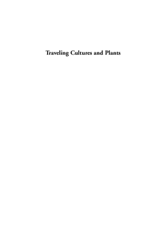 Traveling Cultures and Plants Traveling Cultures and Plants