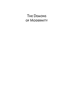 The Demons of Modernity The Demons of Modernity