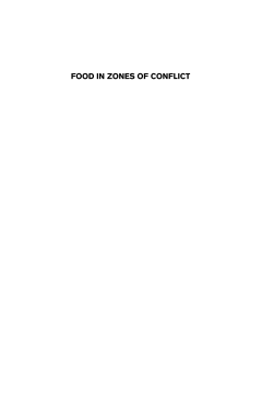 Food in Zones of Conflict Food in Zones of Conflict