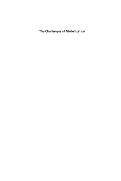 The Challenges of Globalization The Challenges of Globalization
