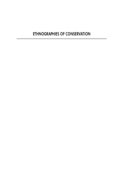 Ethnographies of Conservation Ethnographies of Conservation