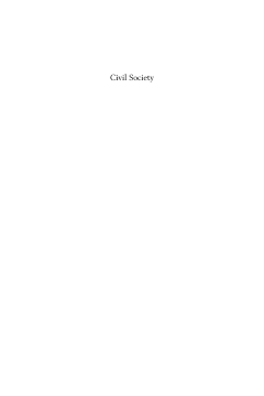 Civil Society Civil Society