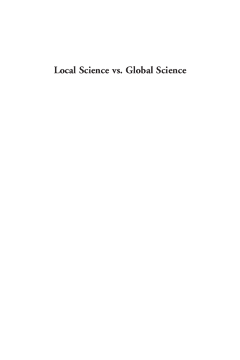 Local Science Vs Global Science Local Science Vs Global Science