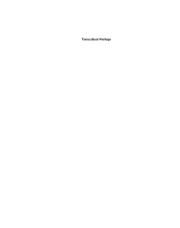 Transcultural Montage Transcultural Montage