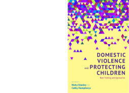 Domestic Violence and Protecting Children