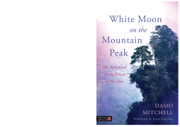 White Moon on the Mountain Peak White Moon on the Mountain Peak