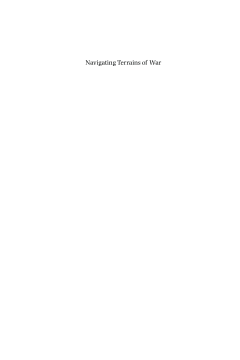 Navigating Terrains of War Navigating Terrains of War