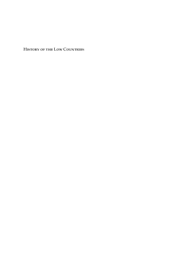 History of the Low Countries History of the Low Countries