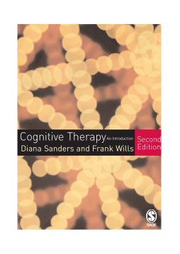 Cognitive Therapy Cognitive Therapy