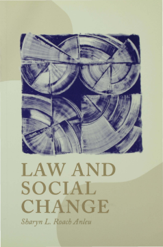Law and Social Change Law and Social Change