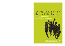 Study Skills for Social Workers Study Skills for Social Workers
