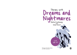 Therapy with Dreams and Nightmares Therapy with Dreams and Nightmares