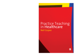 Practice Teaching in Healthcare Practice Teaching in Healthcare