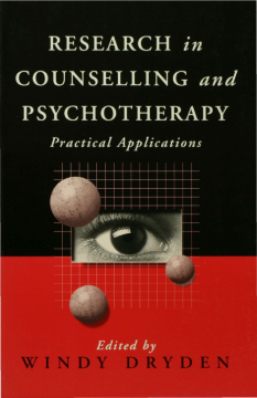 Research in Counselling and Psychotherapy Research in Counselling and Psychotherapy