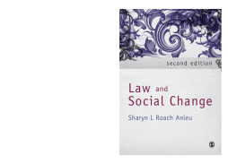 Law and Social Change Law and Social Change