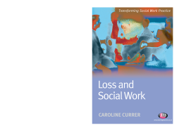 Loss and Social Work Loss and Social Work