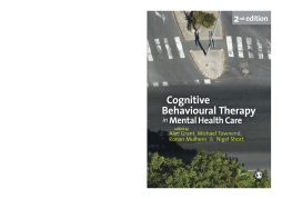 Cognitive Behavioural Therapy in Mental Health Care Cognitive Behavioural Therapy in Mental Health Care