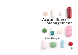 Acute Illness Management Acute Illness Management
