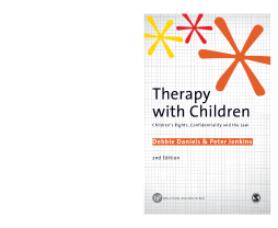 Therapy with Children Therapy with Children