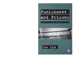 Punishment and Prisons Punishment and Prisons