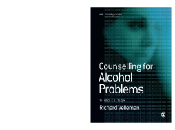 Counselling for Alcohol Problems Counselling for Alcohol Problems
