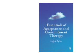 Essentials of Acceptance and Commitment Therapy Essentials of Acceptance and Commitment Therapy