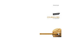 Counselling in a Nutshell Counselling in a Nutshell