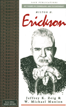 Milton H Erickson Milton H Erickson