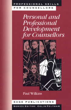 Personal and Professional Development for Counsellors Personal and Professional Development for Counsellors