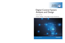 Digital Control System Analysis & Design, Global Edition Digital Control System Analysis & Design, Global Edition