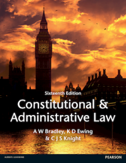 Constitutional and Administrative Law Constitutional and Administrative Law