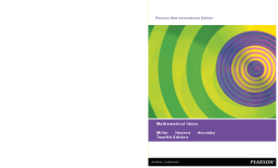 Mathematical Ideas: Pearson New International Edition