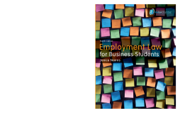 Employment Law for Business Students Employment Law for Business Students